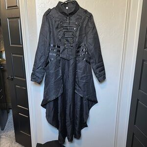 Black Steampunk Coat